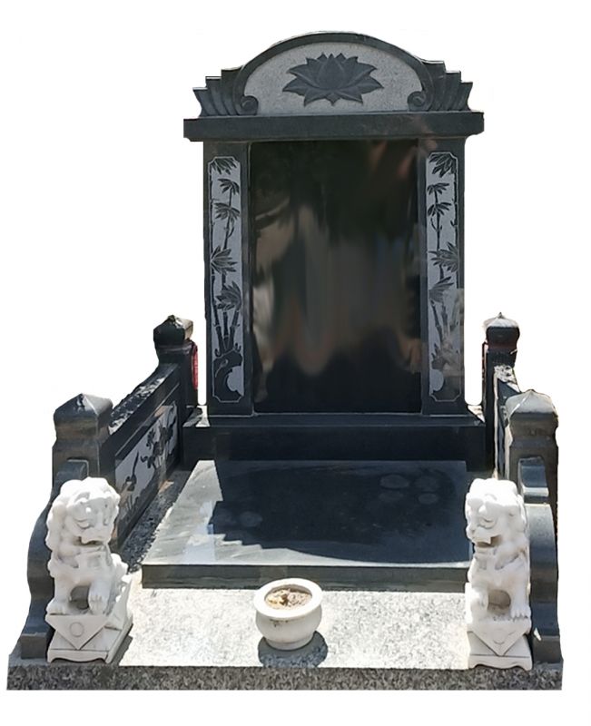 大河贝墓园碑型